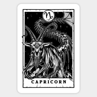 Capricorn Zodiac Tarot Sticker